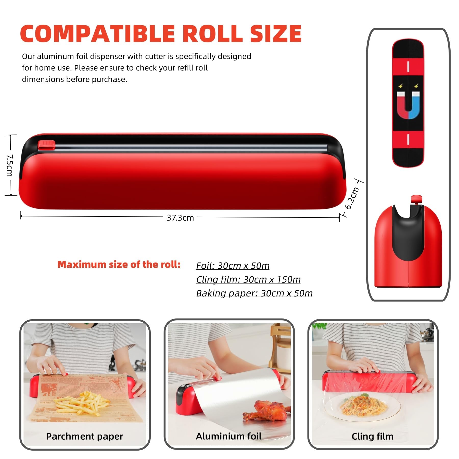 Quasziwa red kitchen organizer on counter exemplifying stylish storage