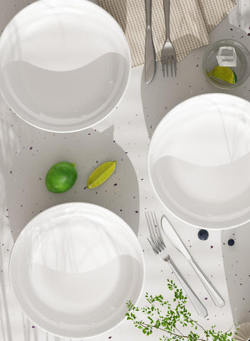 Quatish dishwasher-safe porcelain bowls for easy cleanup