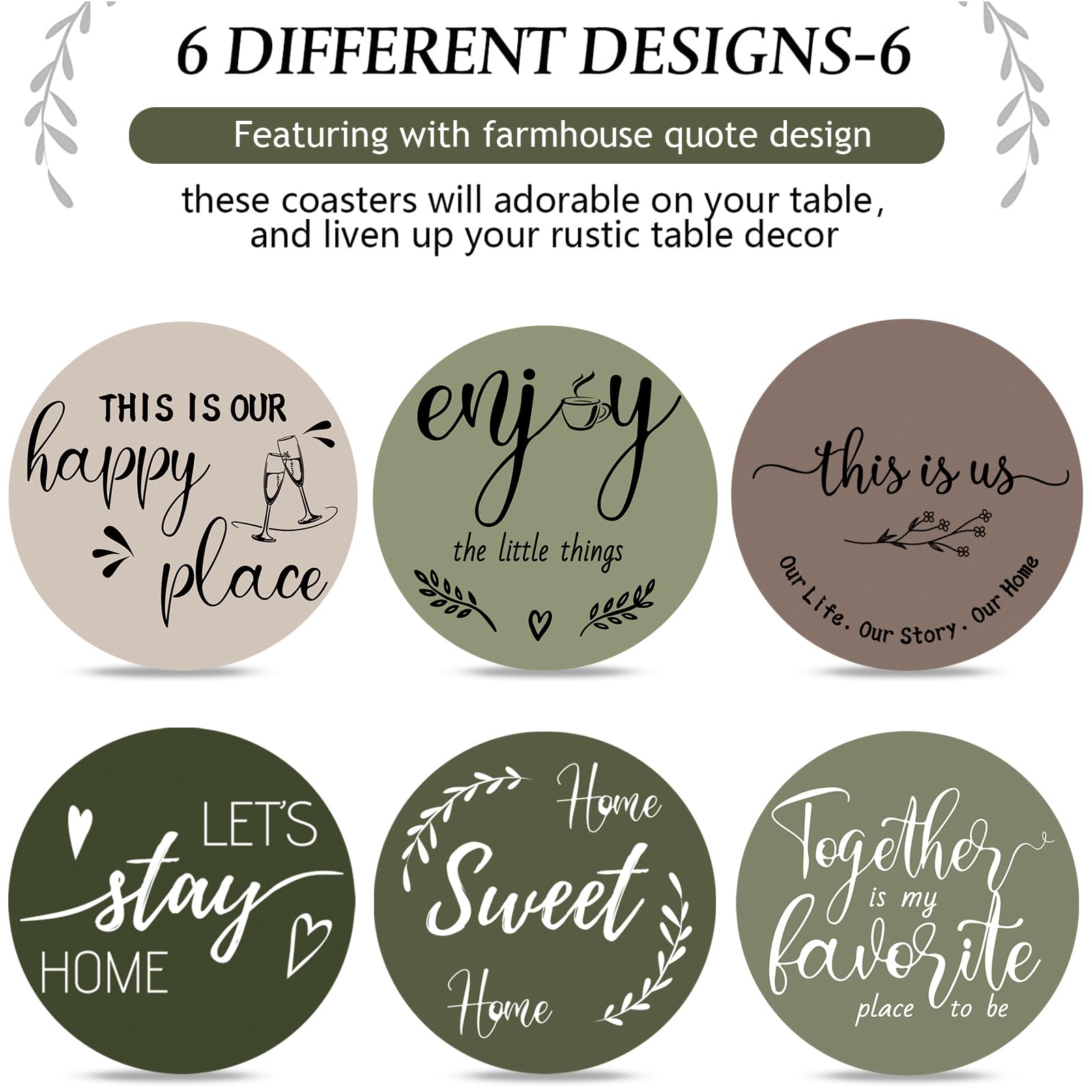 Queekay coasters dining table protection helps keep surfaces clean during meals.
