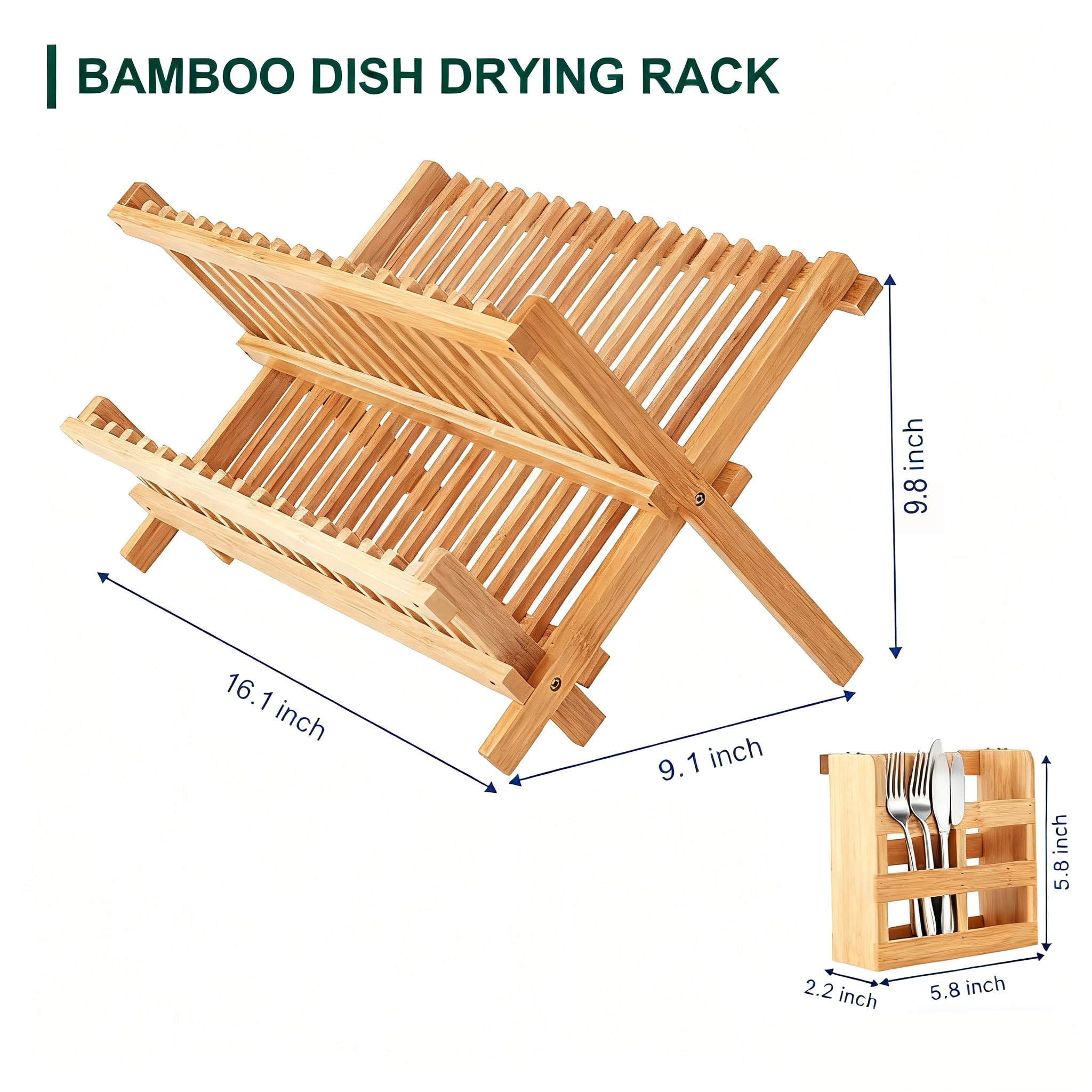 QUEENKAY ventilated slats promote faster air drying of dishes.