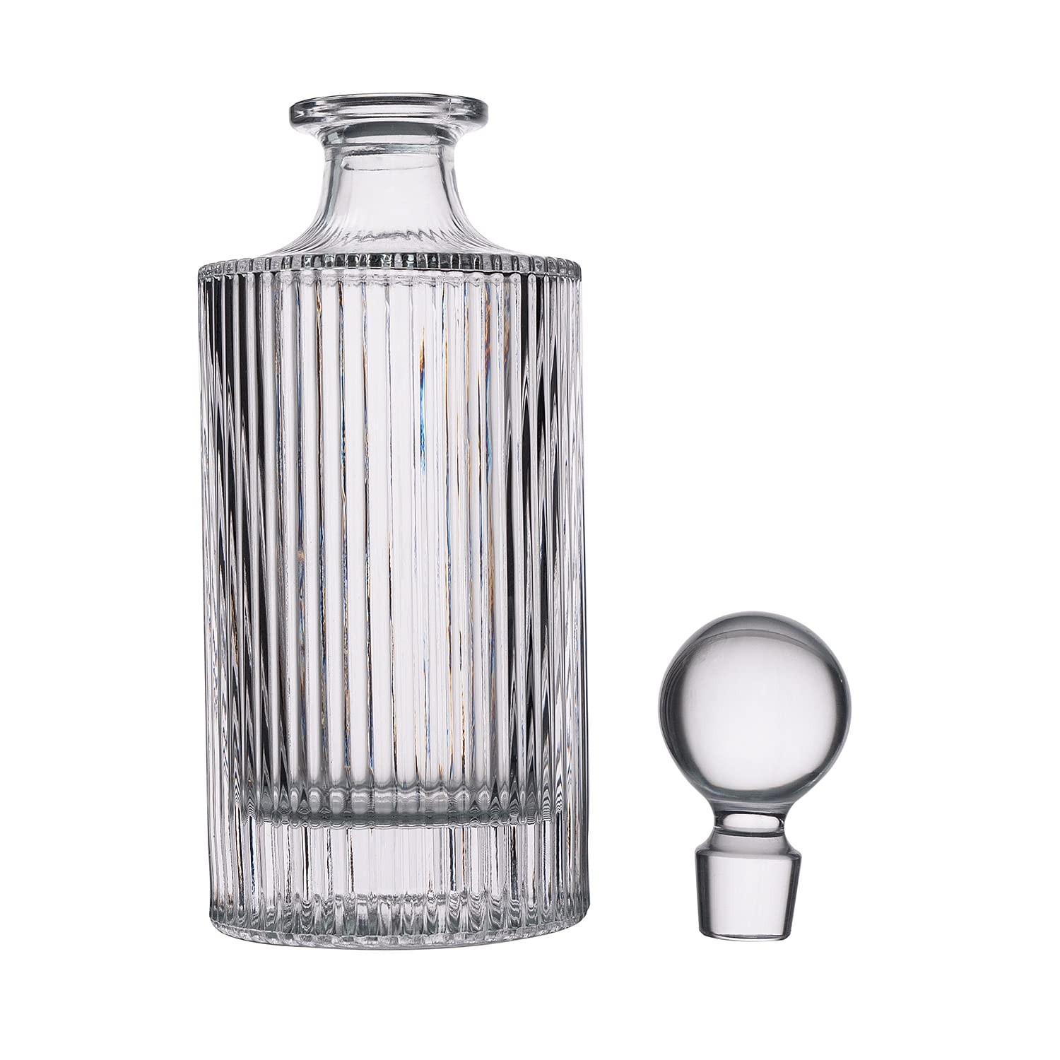 Queenstone Lead Free decanter suits whiskey, bourbon, brandy, and rum.