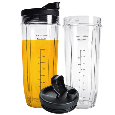 QueenTrade 32oz Ninja cup with Sip & Seal lid for spill-free on-the-go use.