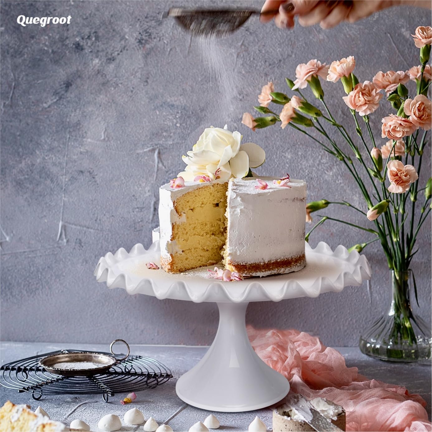 Quegroot easy-clean porcelain simplifies post-party cleanup