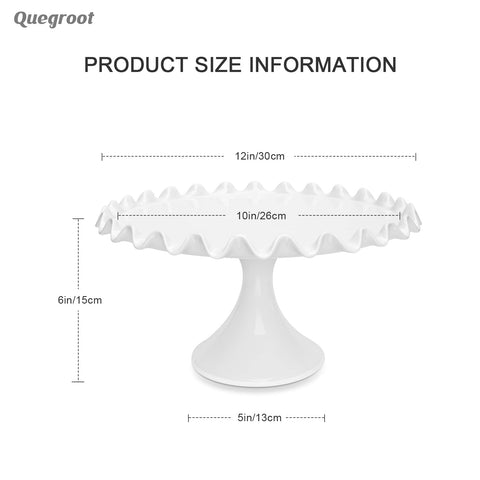 Quegroot white dessert stand ideal for wedding tables and elegant celebrations