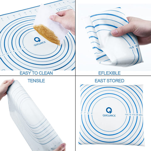 Quellance 16-inch rolling pin is ideal for large doughs like pizza.