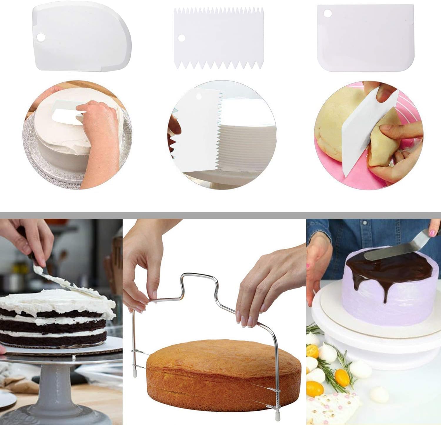 QUELLANCE cupcake liners and leveler ensure neat tops and even heights