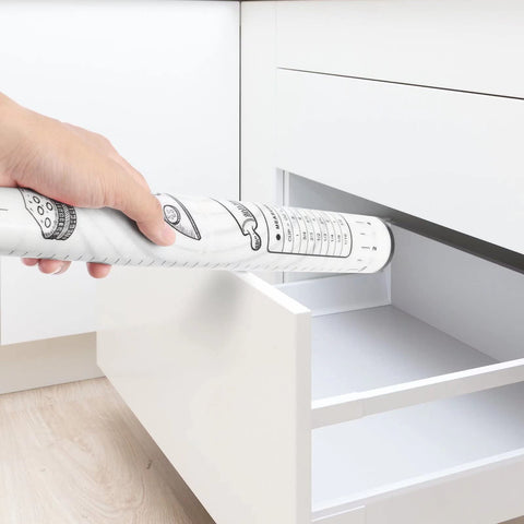 QUELLANCE silicone pastry mat is dishwasher safe for quick cleanup