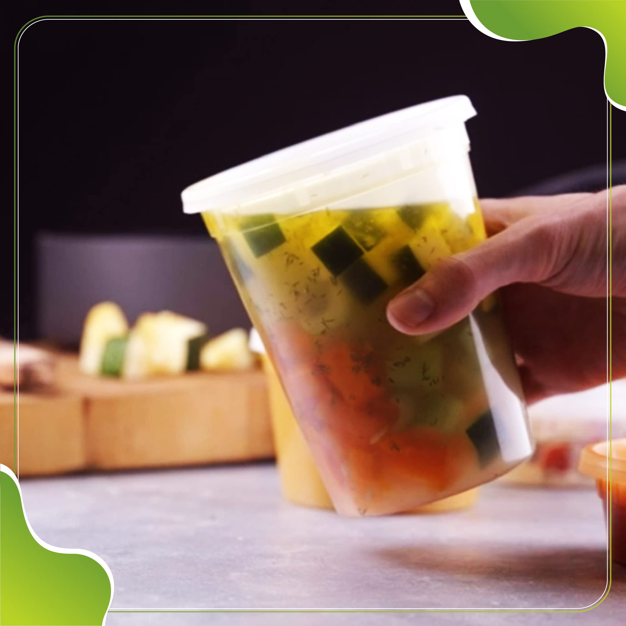 QUIDDITY WARE microwave-safe containers for easy reheating and cleanup
