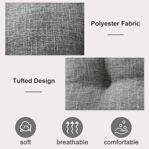 Quilmfoam cushion rebound helps restore shape after unpacking.