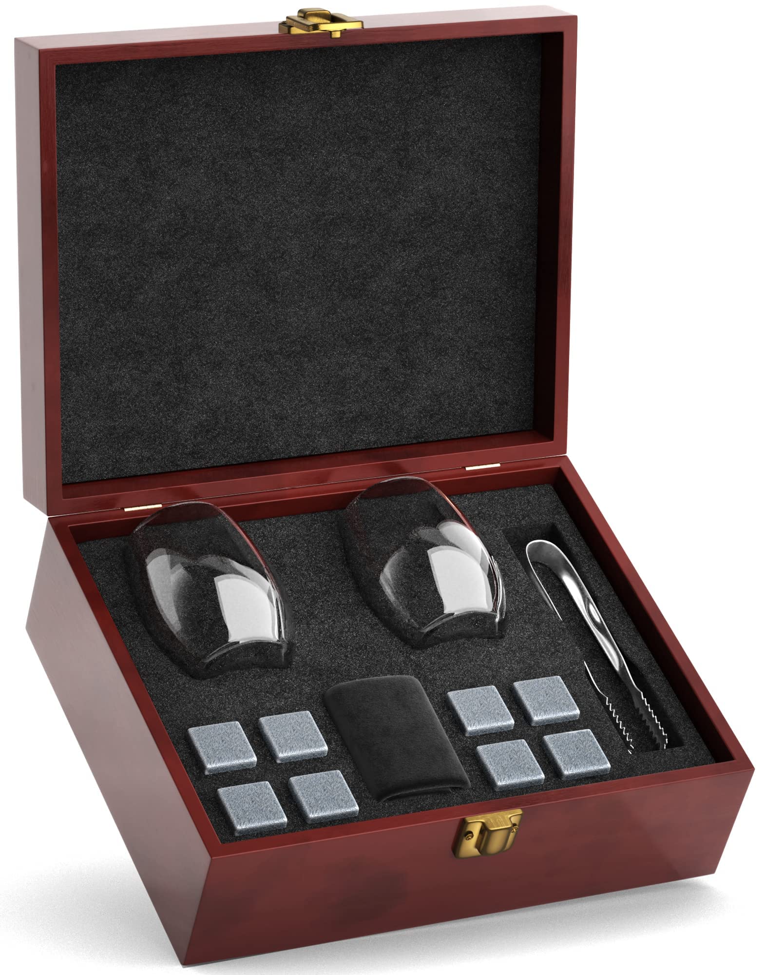 Quiseen premium chill rocks with eight stones for undiluted cold cocktails.