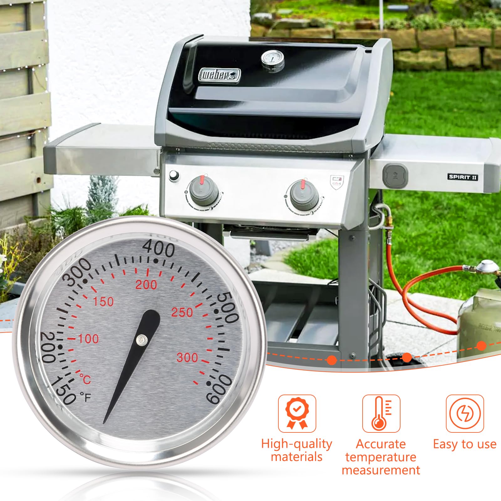 QuliMetal bimetallic probe delivers consistent temperature readings.
