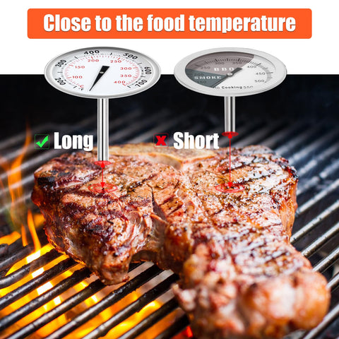 QuliMetal stainless steel gauge with waterproof dial for clear readings.