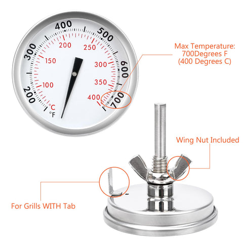 QuliMetal Summit center-mount thermometer for robust outdoor grilling.