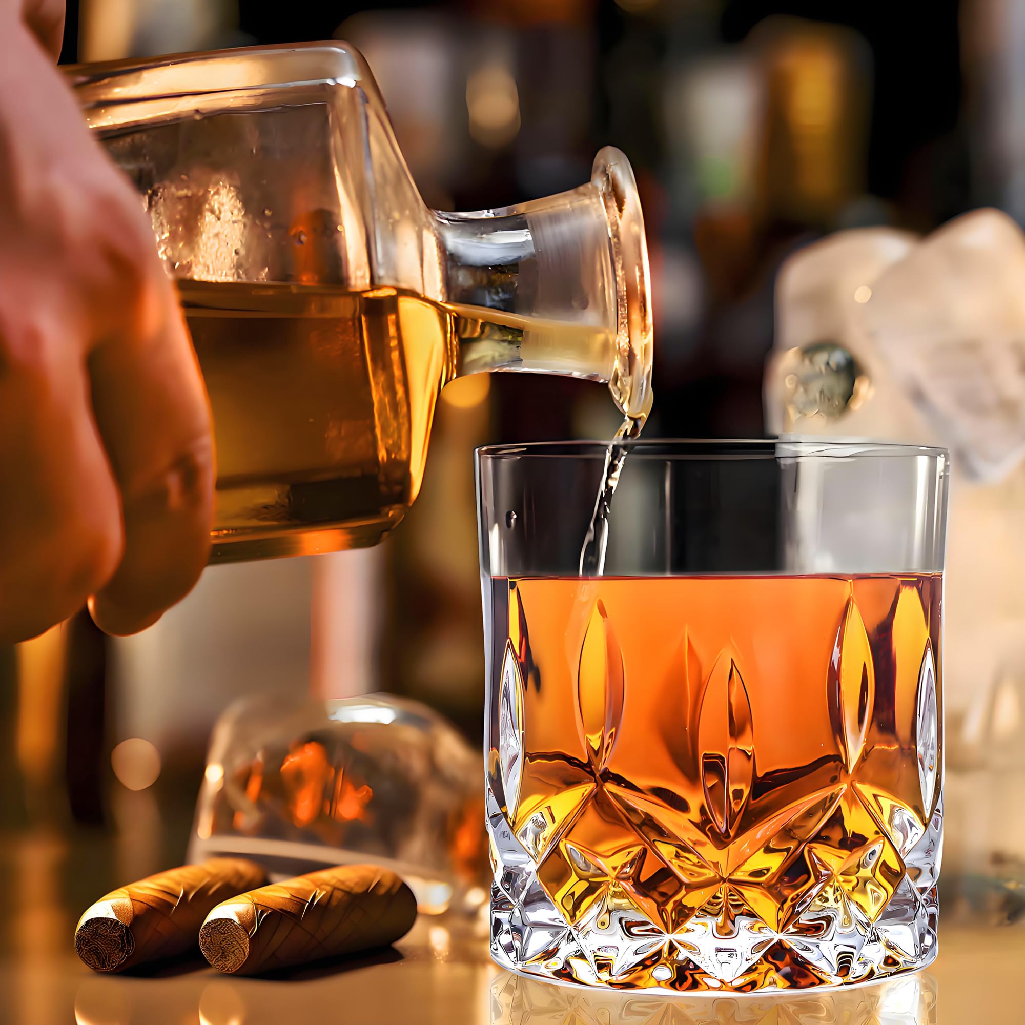 QUMMFA lead-free crystal enhances presentation with pure clarity.