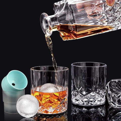 QUMMFA silicone ice molds create perfect round balls for steady chilling.