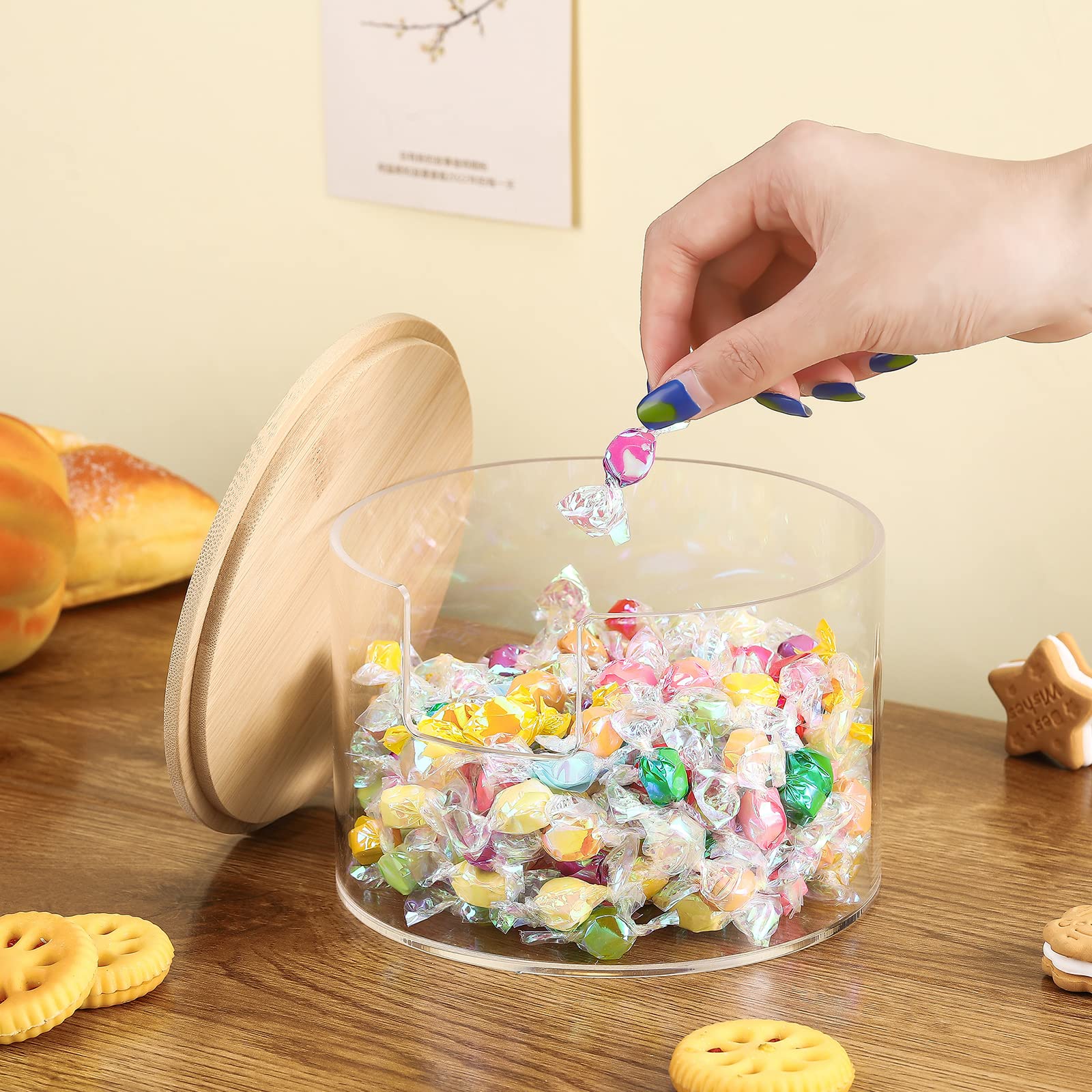 Qunclay holder doubles for beans or sugar storage, adding kitchen organization.