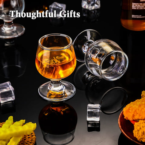 Qunclay cognac wine snifter enhances aroma with clear, balanced design.