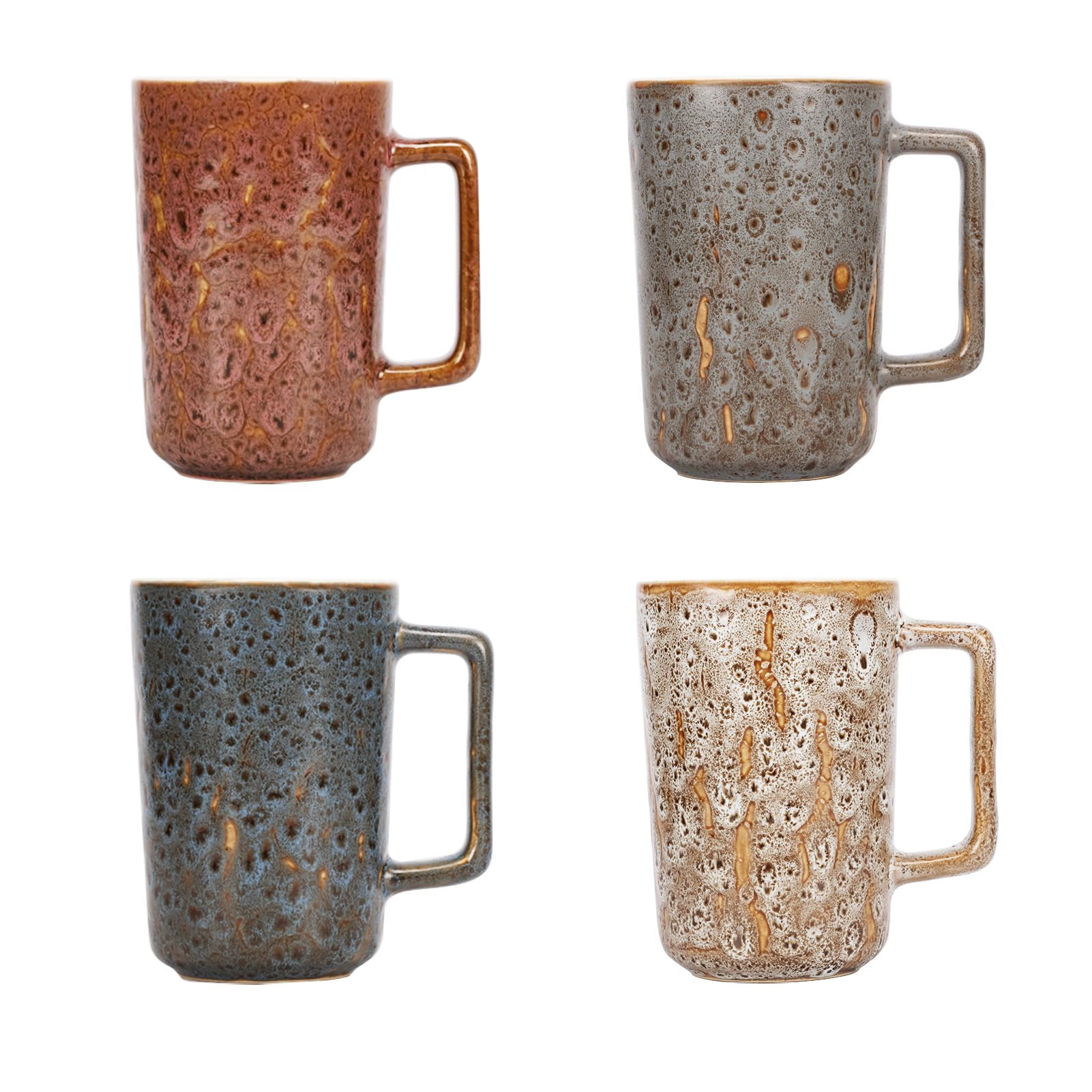 QUTREY coffee mug with rock magma pattern for daily rituals and bold style