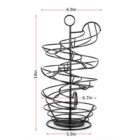 QUTREY egg dispenser rack with integrated storage basket for kitchen organization