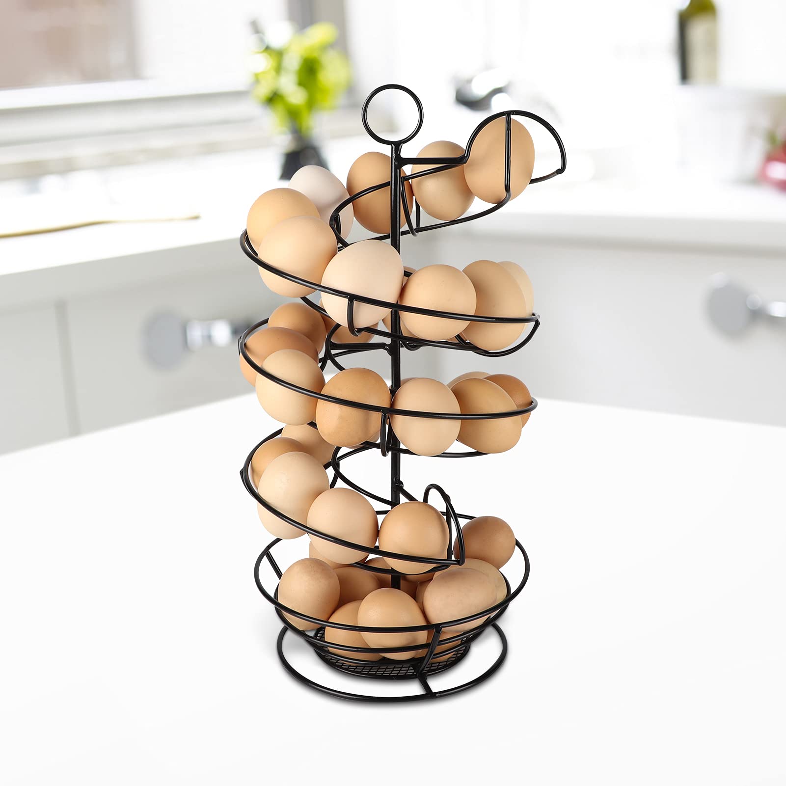 QUTREY multi-use rack doubles as a holder for K-Cups, capsules, and creamer.