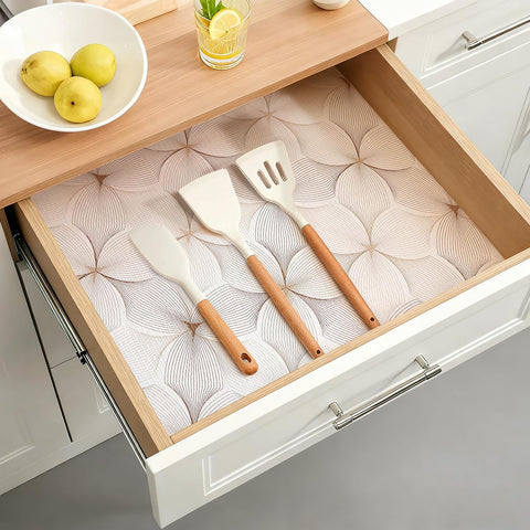 Quttisay cut-to-fit liner designed for precise cabinet sizing
