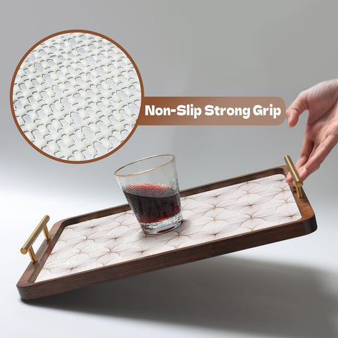 Quttisay non-slip back design keeps items stable on shelves