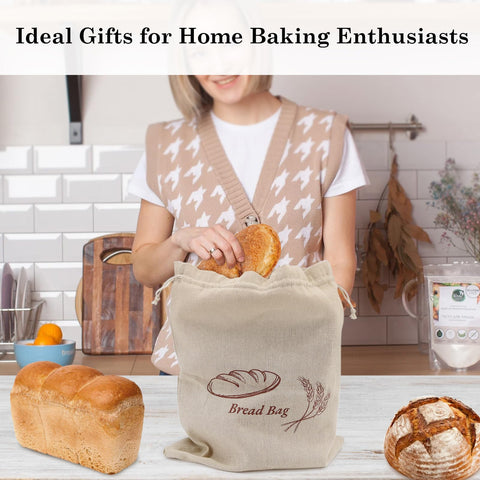 QUYANGCHIFENG bread bag makes a thoughtful gift for baking enthusiasts.