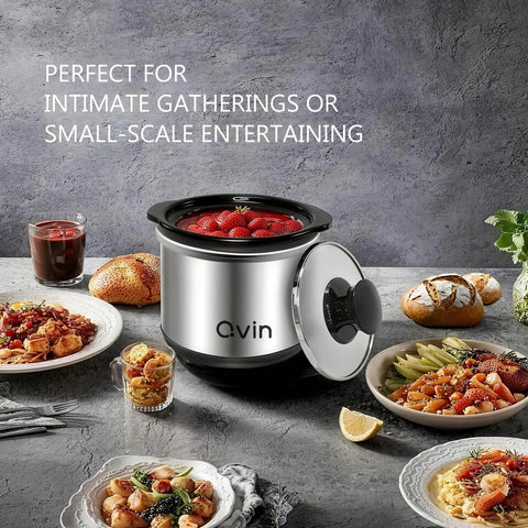 Qvin chocolate fondue melts, keeping dessert warm for sharing.