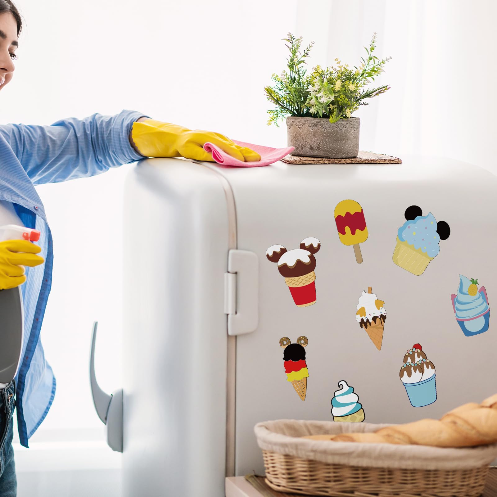 Qweryboo fridge magnet set sticks firmly on metal surfaces