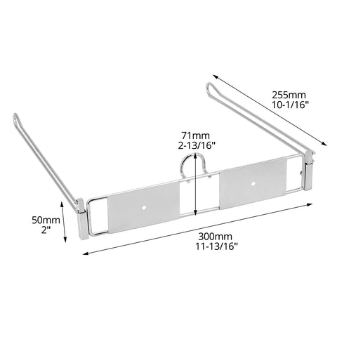 QWORK Bag Holder fits standard bag sizes for grocery, retail, and home.