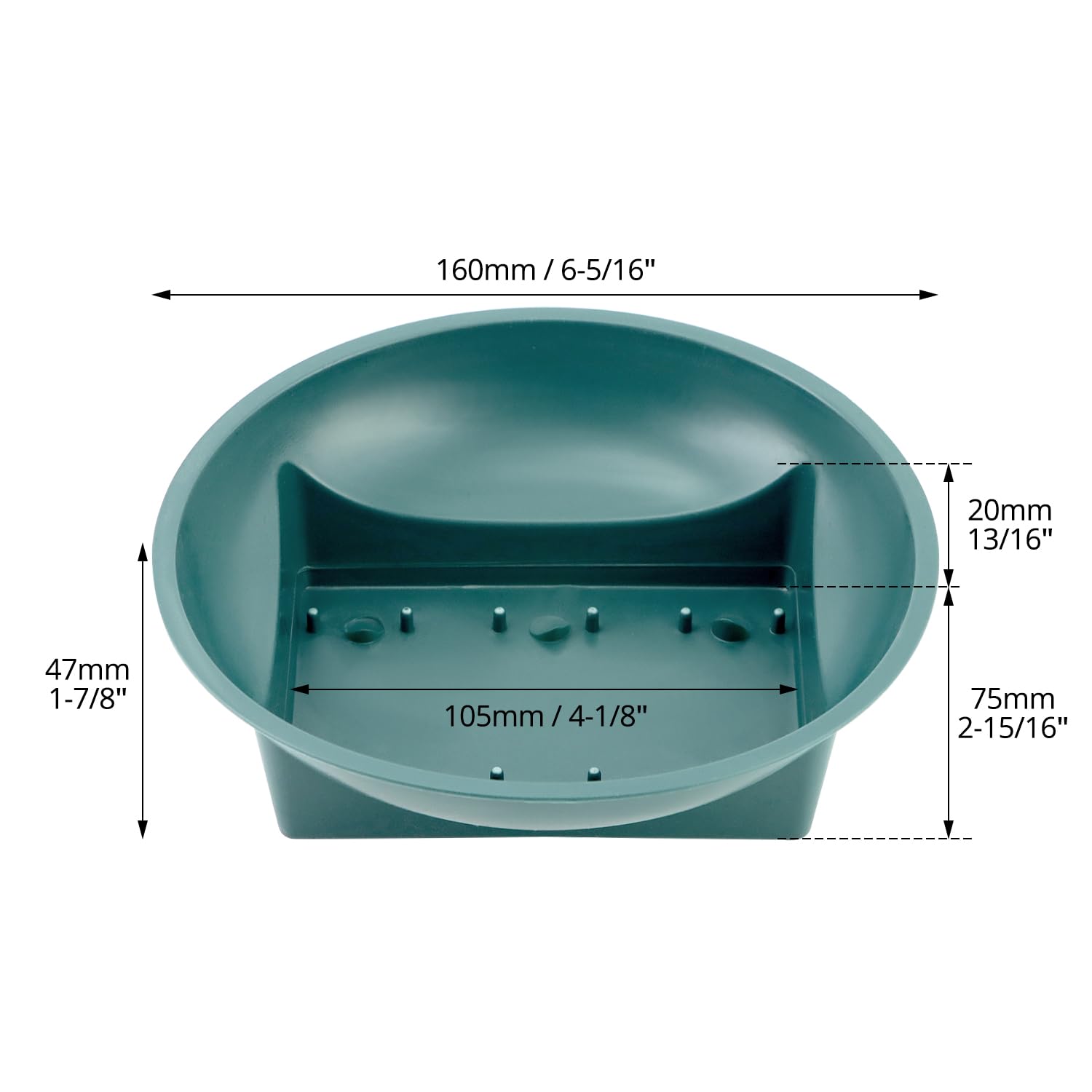 QWORK versatile use floral bowls suitable for home and office décor.