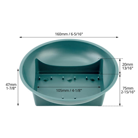 QWORK versatile use floral bowls suitable for home and office décor.