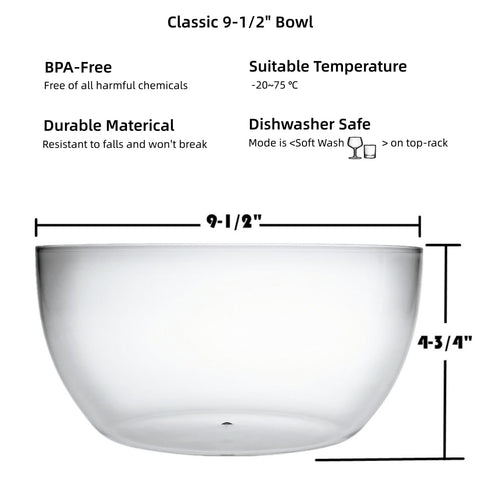 Qxbekmor 2-pack bowls fit casual dinners and elegant celebrations.
