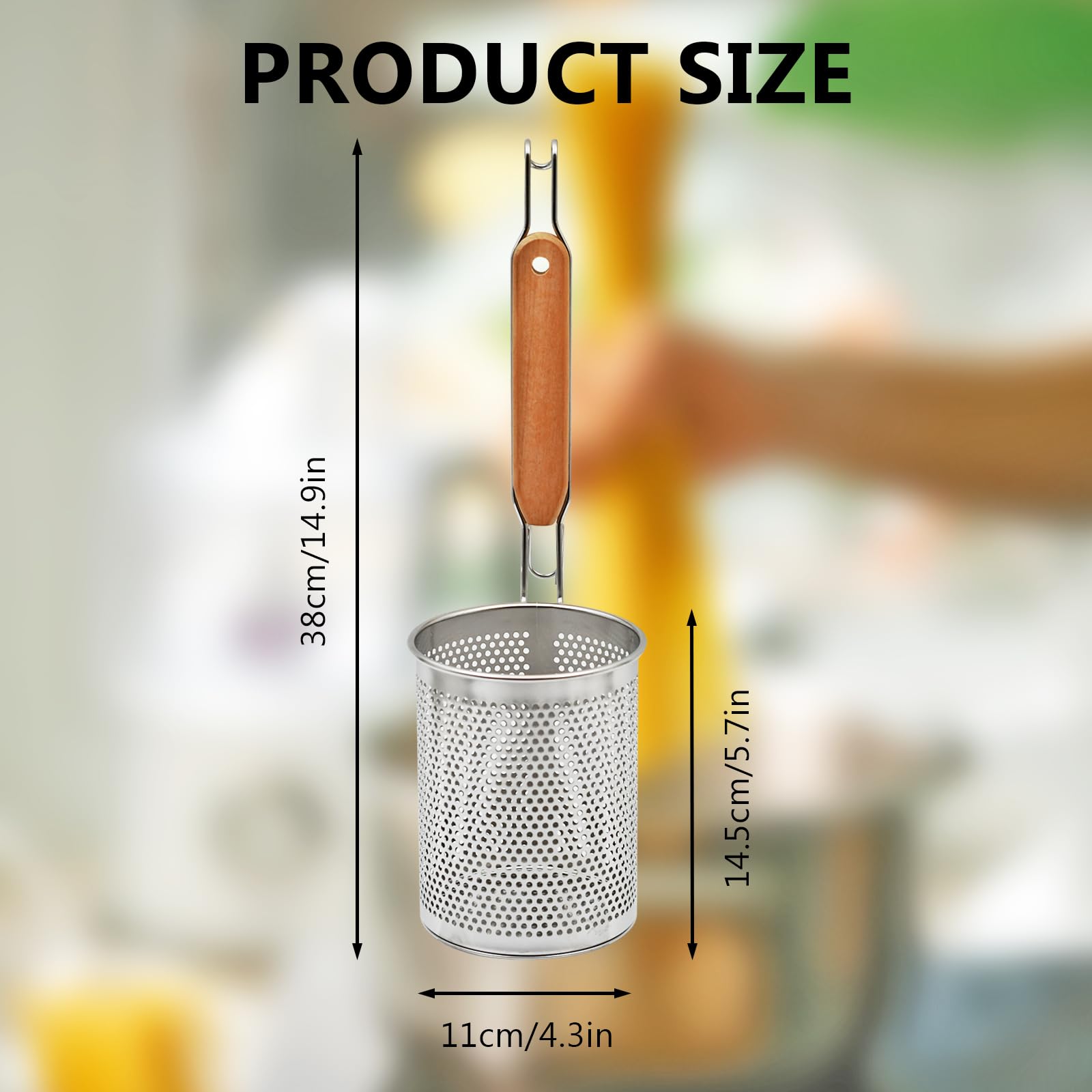 QYQRQF micro-perforated holes provide fast draining and minimal clump