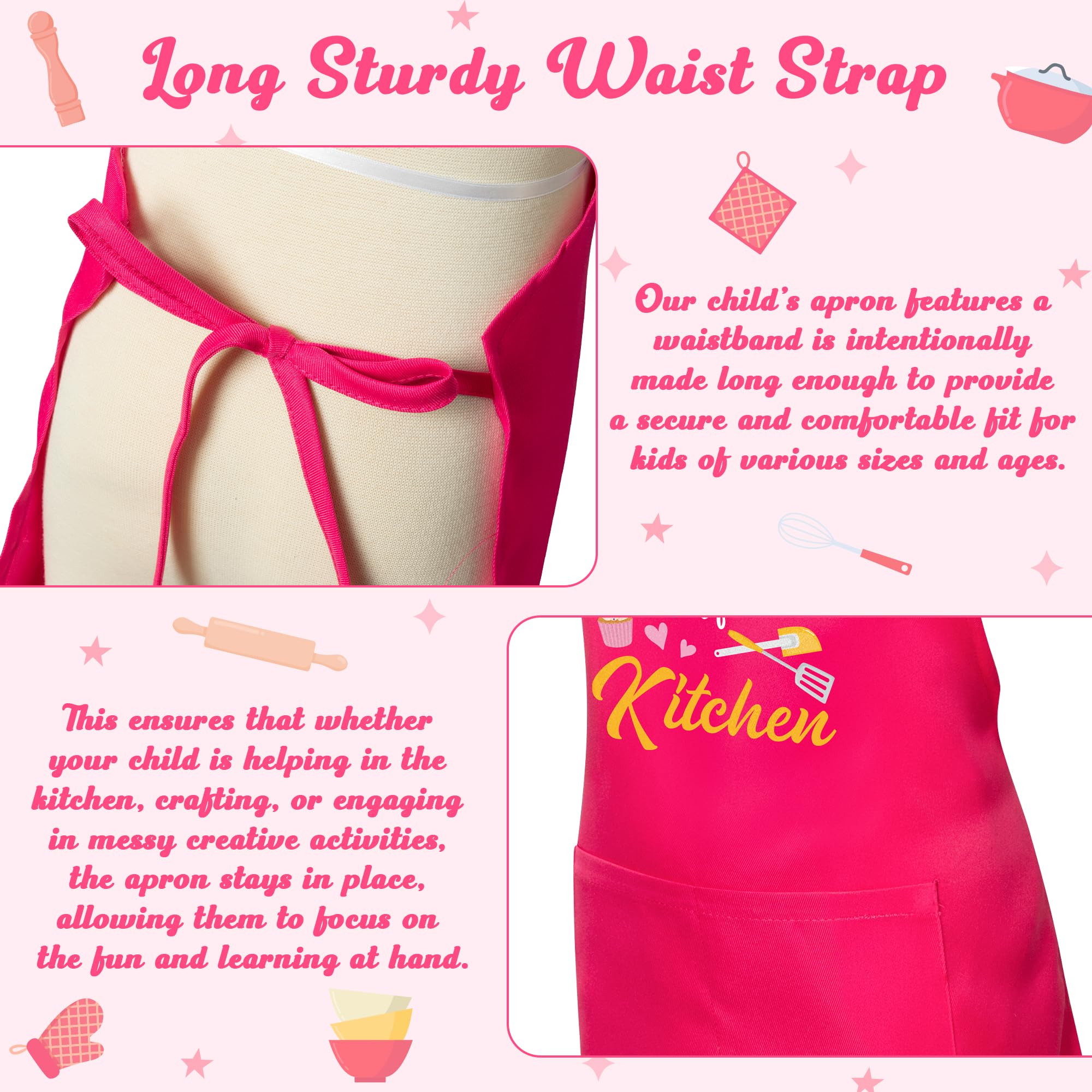 R HORSE child apron 21.3x17.7 in fits kids for art