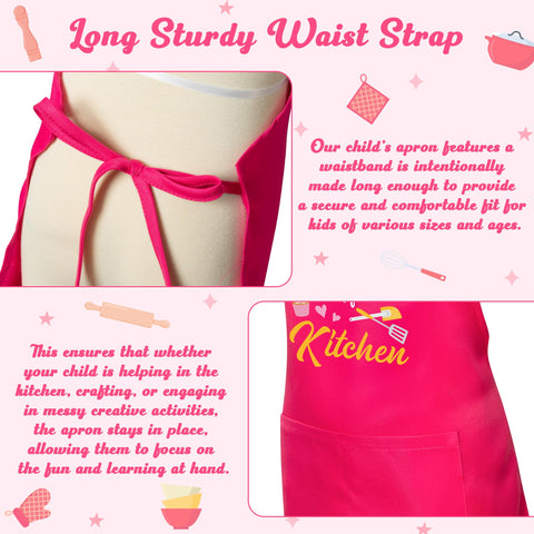 R HORSE child apron 21.3x17.7 in fits kids for art