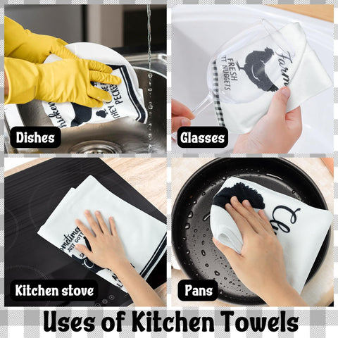 R HORSE multipurpose towels wipe cups counters and more with style