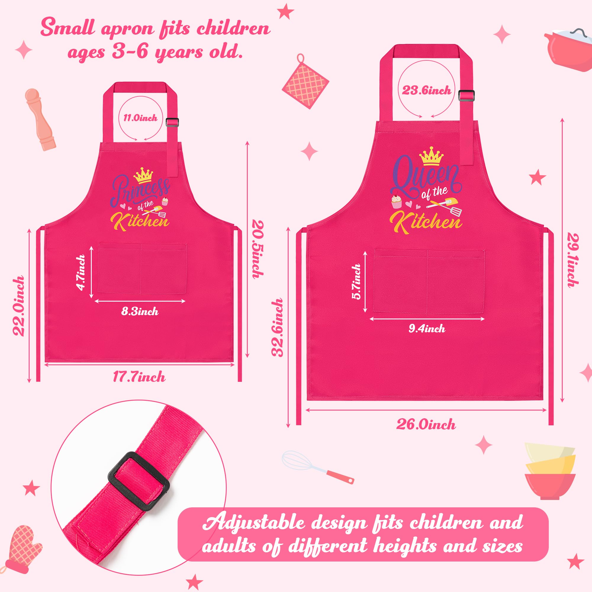 R HORSE queen of the kitchen text apron adds playful style to cooking
