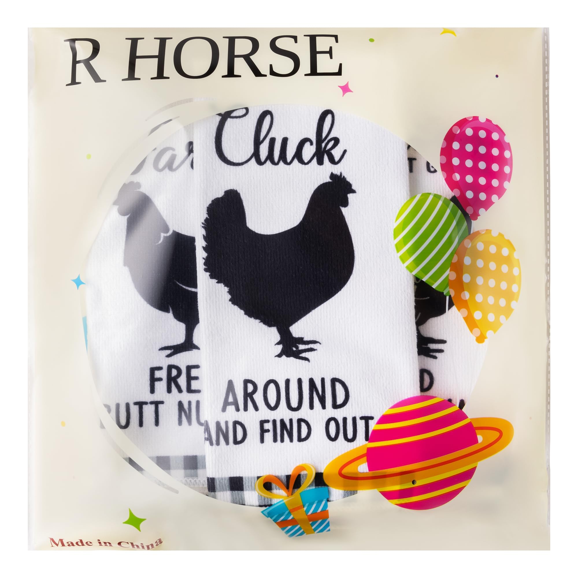 R HORSE washable dish towels dry fast and resist stains