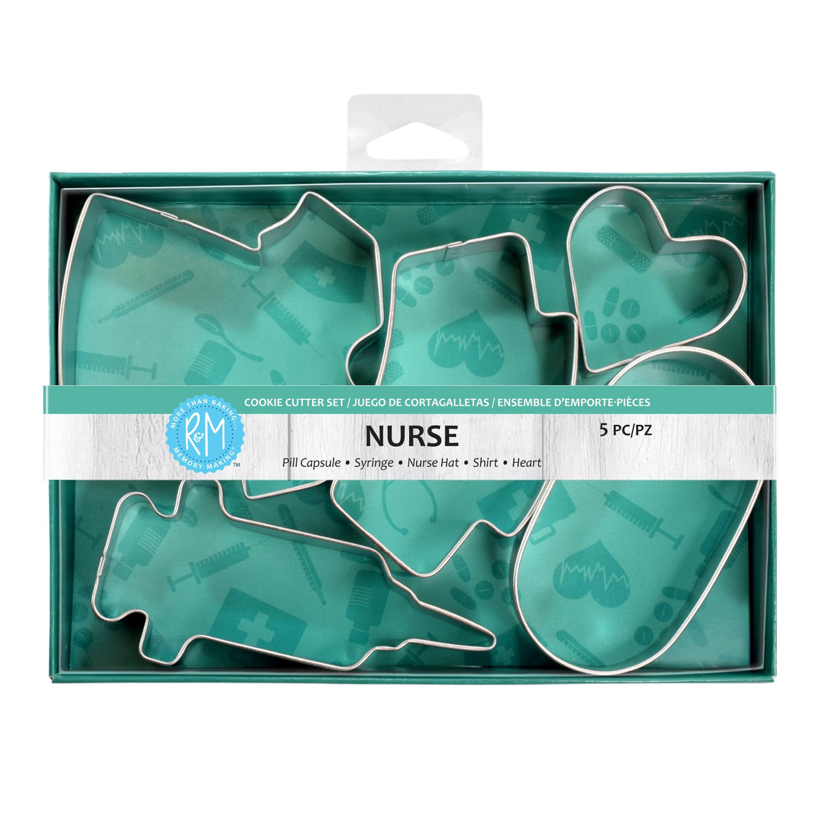 R&M Nurse hat cookie cutter adds festive shapes for party desserts and themed events.