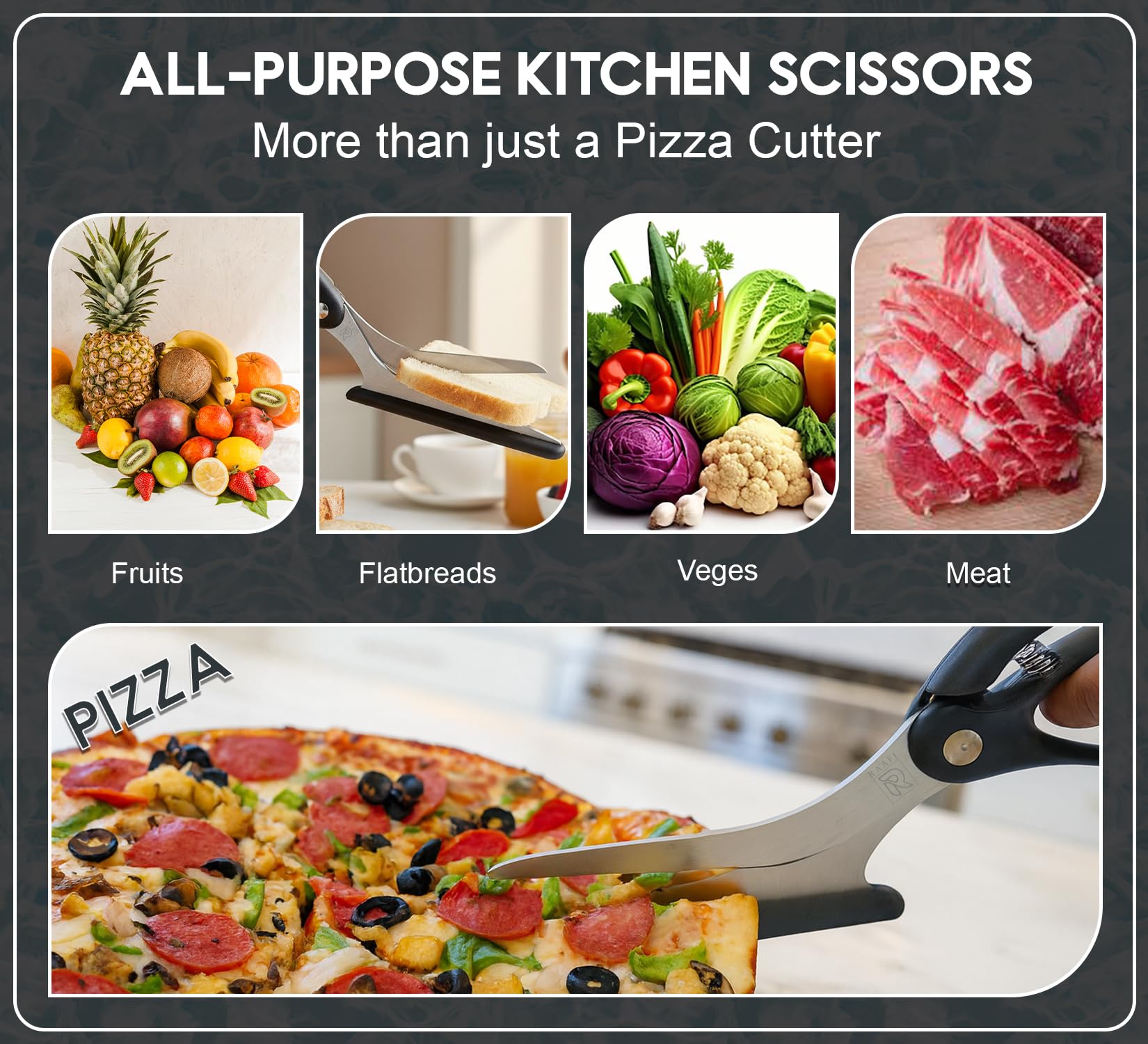 RAAFI non-stick base prevents scratching on pans during serving