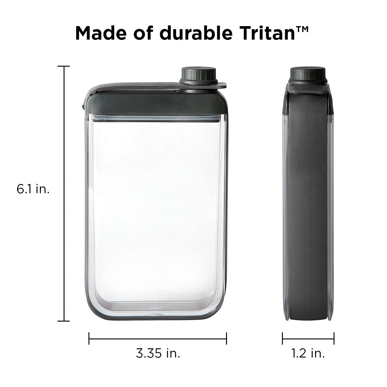 Rabbit secure screw-cap leak-proof flask ready for outdoor adventures and daily carry.