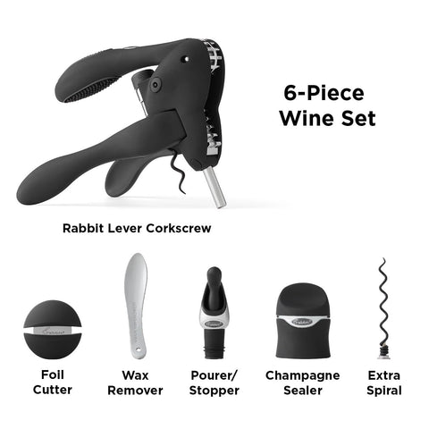 Rabbit Wine Toolkit Covered Storage Case keeps tools organized for travel