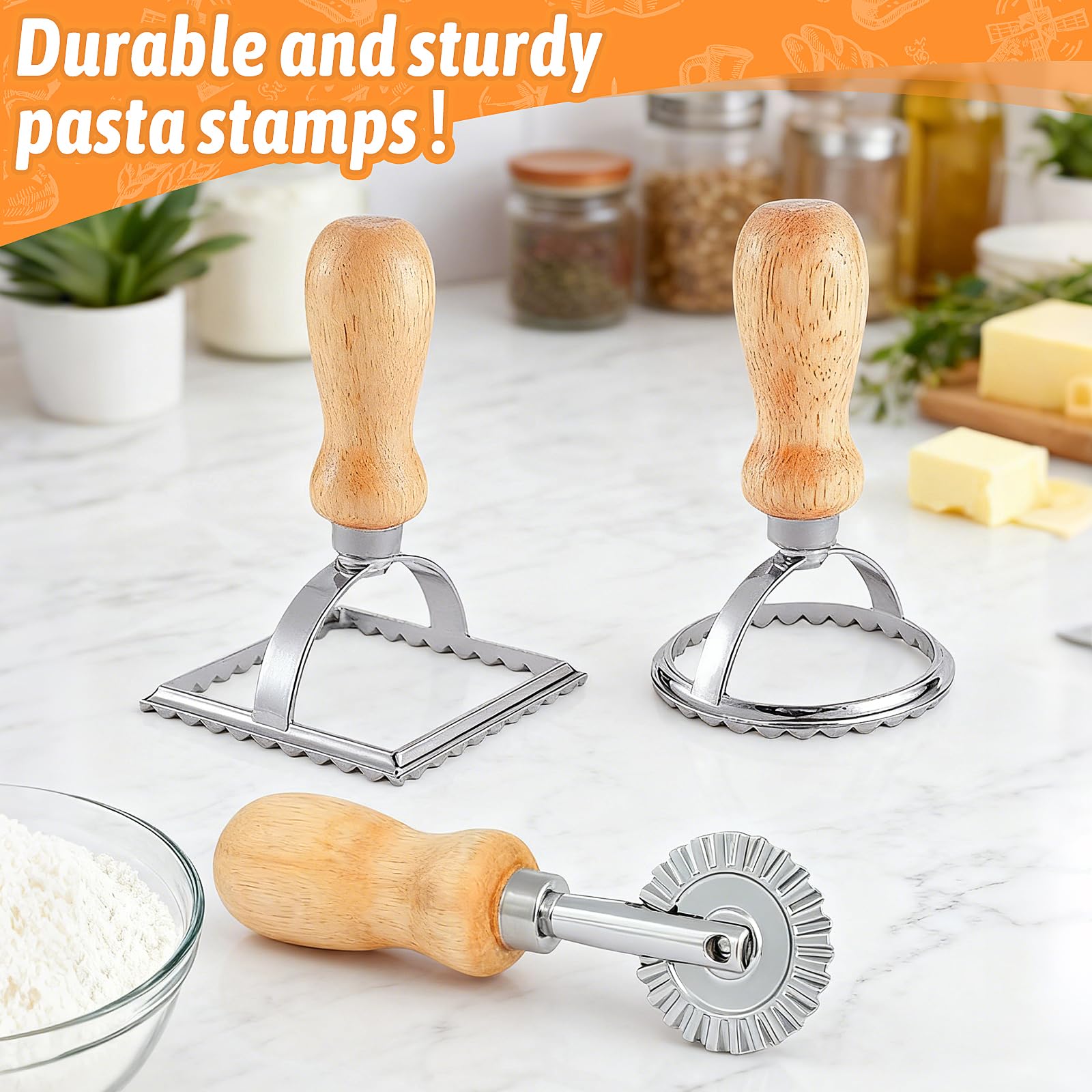 RABOKASI dumpling maker aids neat folds and portions.