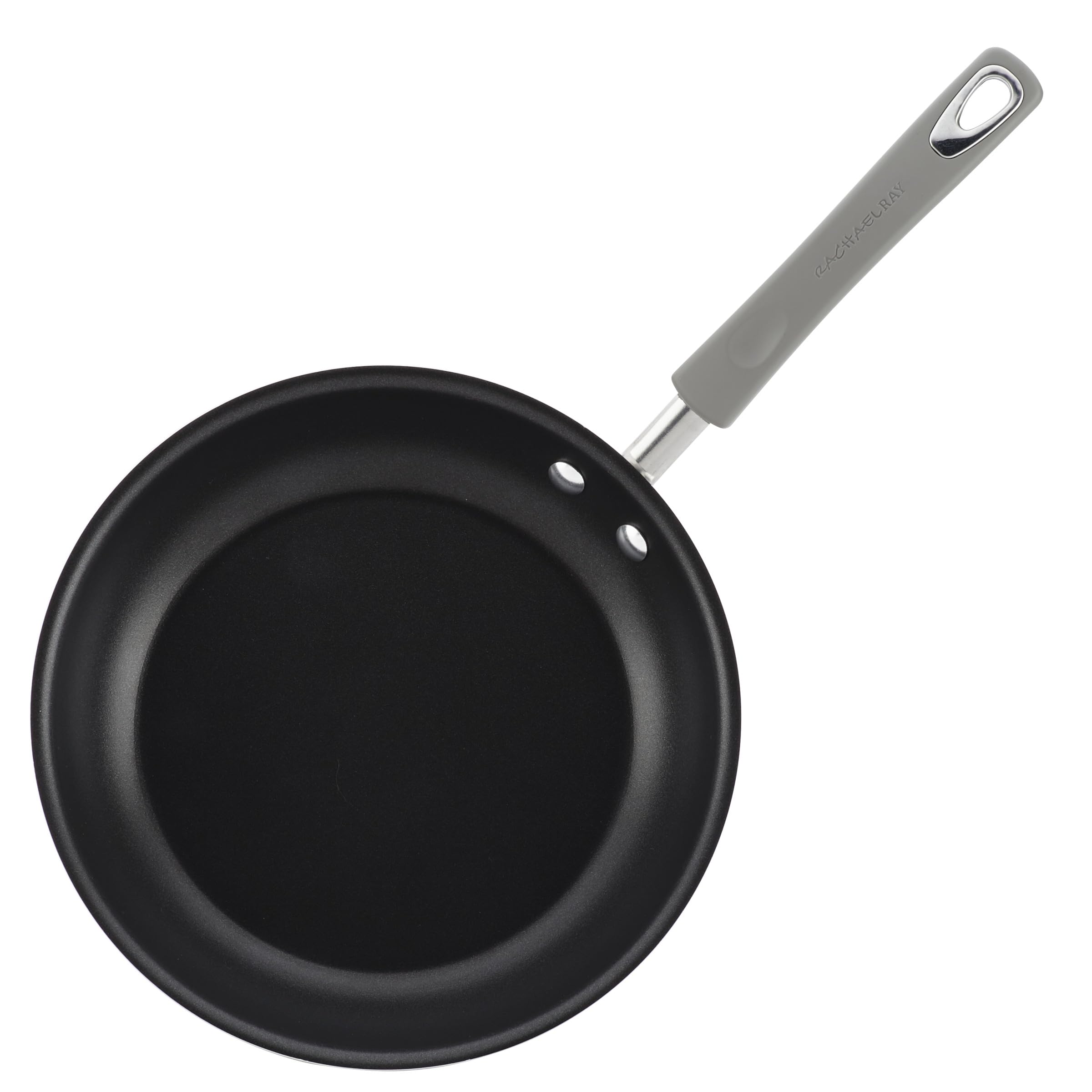 Rachael Ray Brights 10-inch frying pan for easy flipping and even heat.