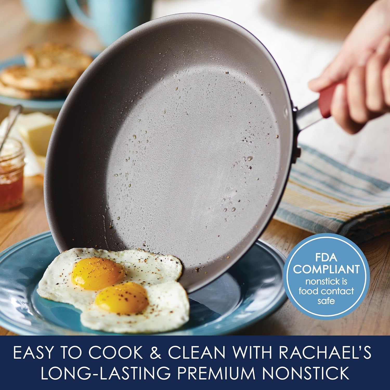 Rachael Ray Cucina 6-quart stockpot with lid ideal for soups