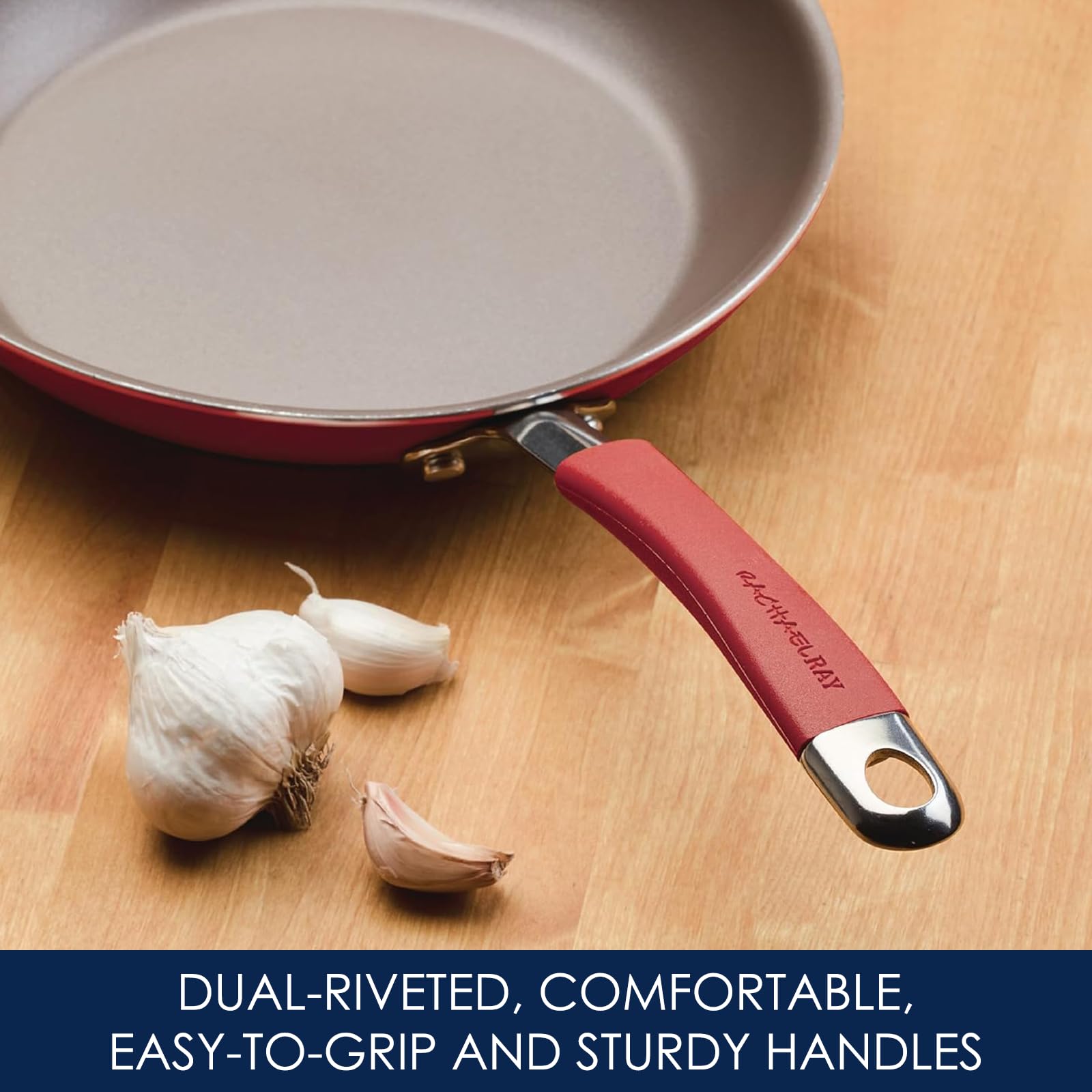 Rachael Ray Cucina 8-5-inch skillet with nonstick for eggs
