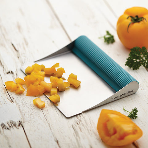 Rachael Ray Cucina bench scrape dishwasher safe for easy cleaning after prep