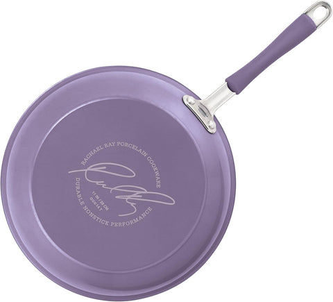 Rachael Ray Cucina glass lids are shatter-resistant and heat-sealing
