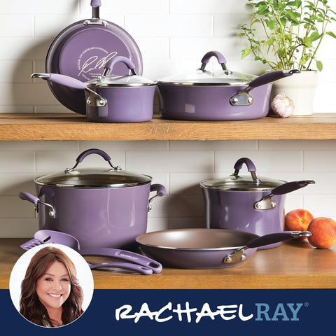 Rachael Ray Cucina slotted turner for mess-free flipping